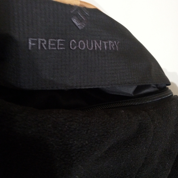 Free Country winter coat charcoal grey with removable lightweight jacket liner - Picture 15 of 15